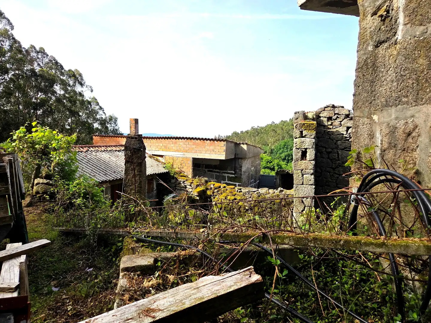 Vista exterior de Finca rústica en venta en Meis con Jardín privado y Terraza