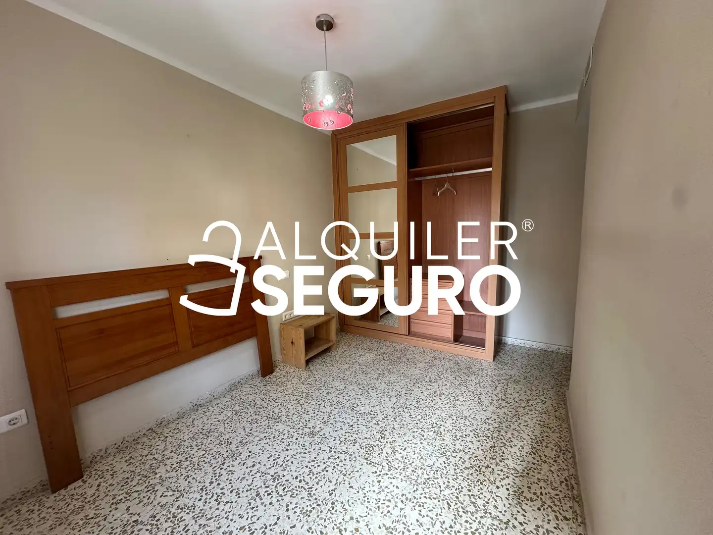Bedroom of Flat for rent in Málaga  with Air Conditioner, Terrace and Furnished