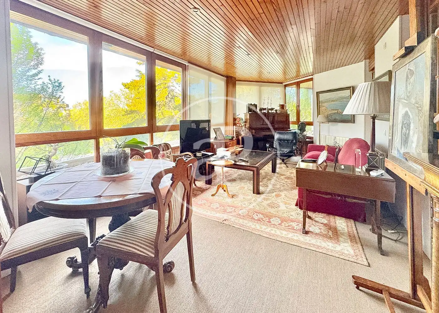 Living room of Flat for sale in La Moraleja  with Air Conditioner, Heating and Private garden