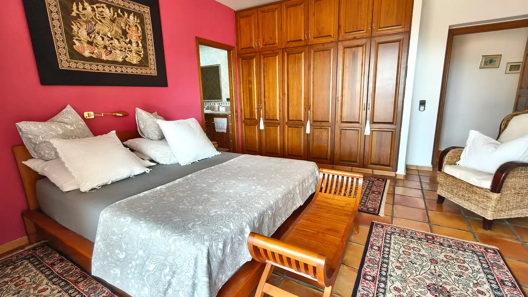 Dormitori de Finca rústica en venda en Finestrat amb Aire condicionat, Calefacció i Jardí privat