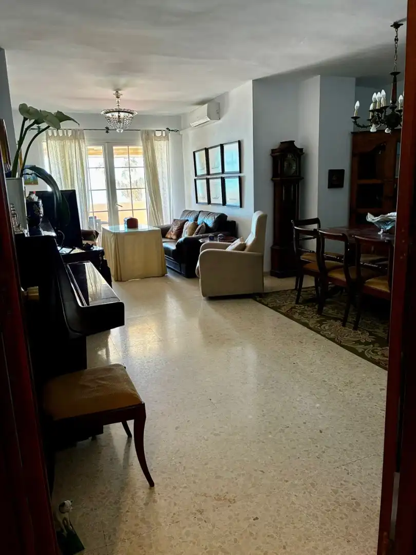 Sala de estar de Piso en venta en Cádiz con Terraza y Amueblado