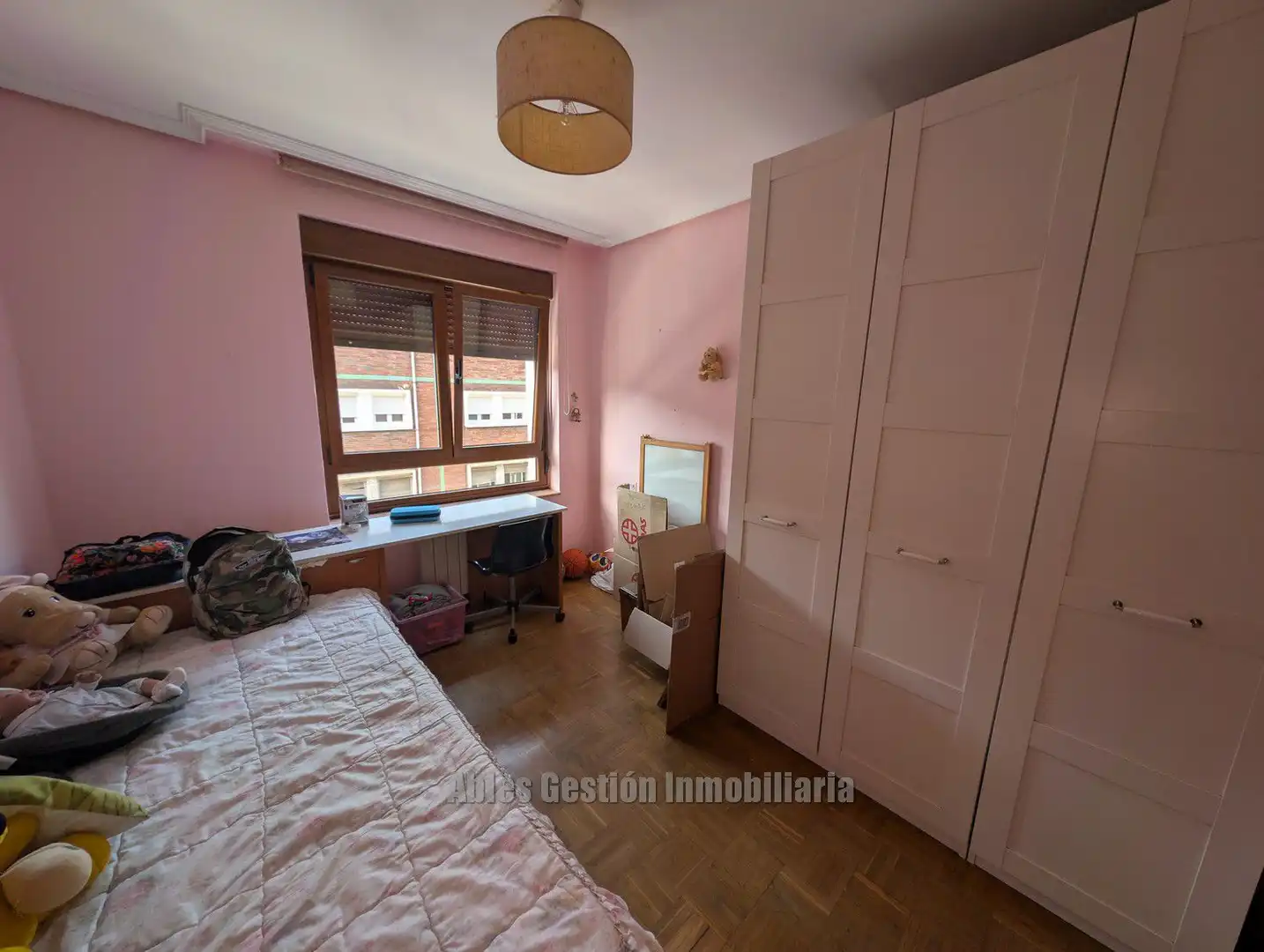Schlafzimmer von Wohnung zum Verkauf in Mieres (Asturias) mit Heizung, Parkett und Abstellraum