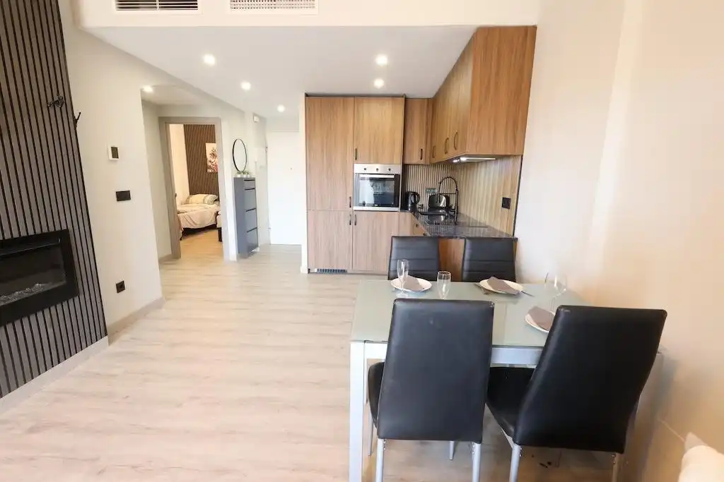 Cocina de Apartamento en venta en Orihuela con Aire acondicionado, Jardín privado y Terraza