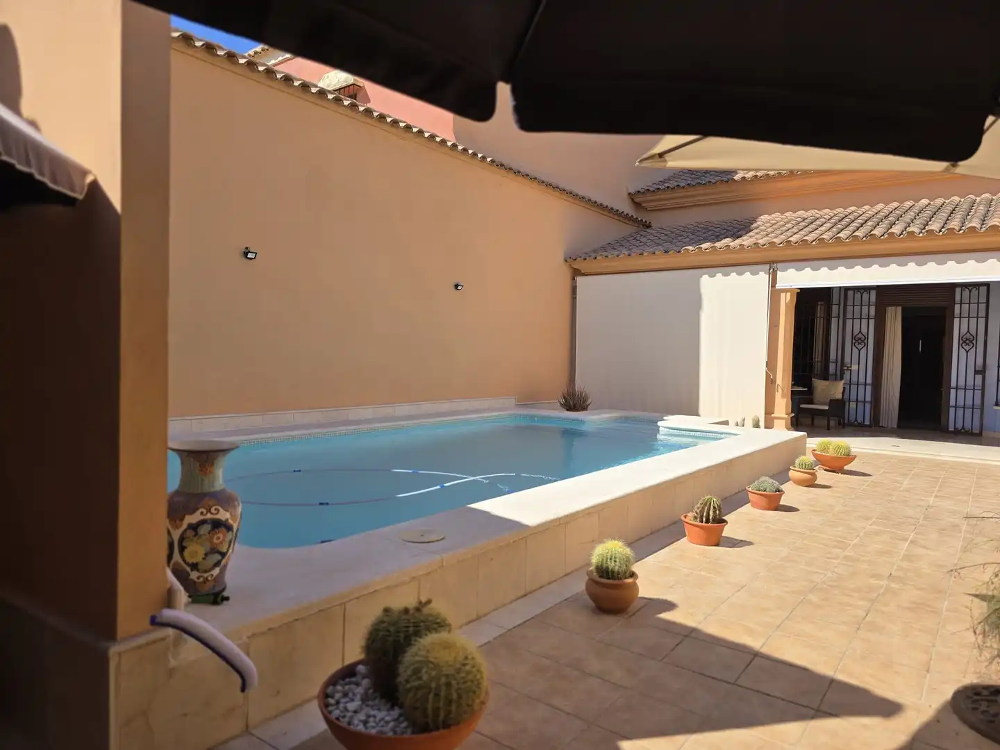 Piscina de Casa o chalet en venta en Villanueva del Ariscal con Aire acondicionado, Jardín privado y Terraza