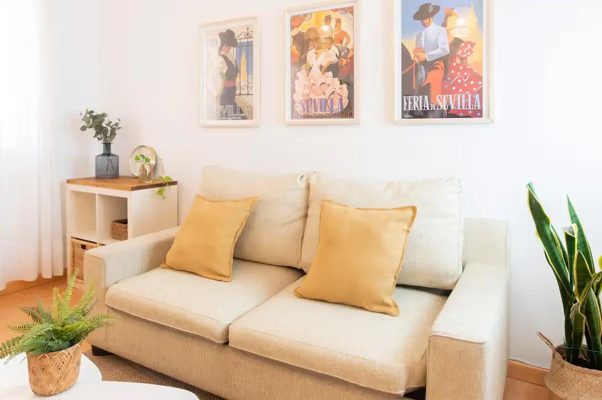 Living room of Flat for rent in Retiro