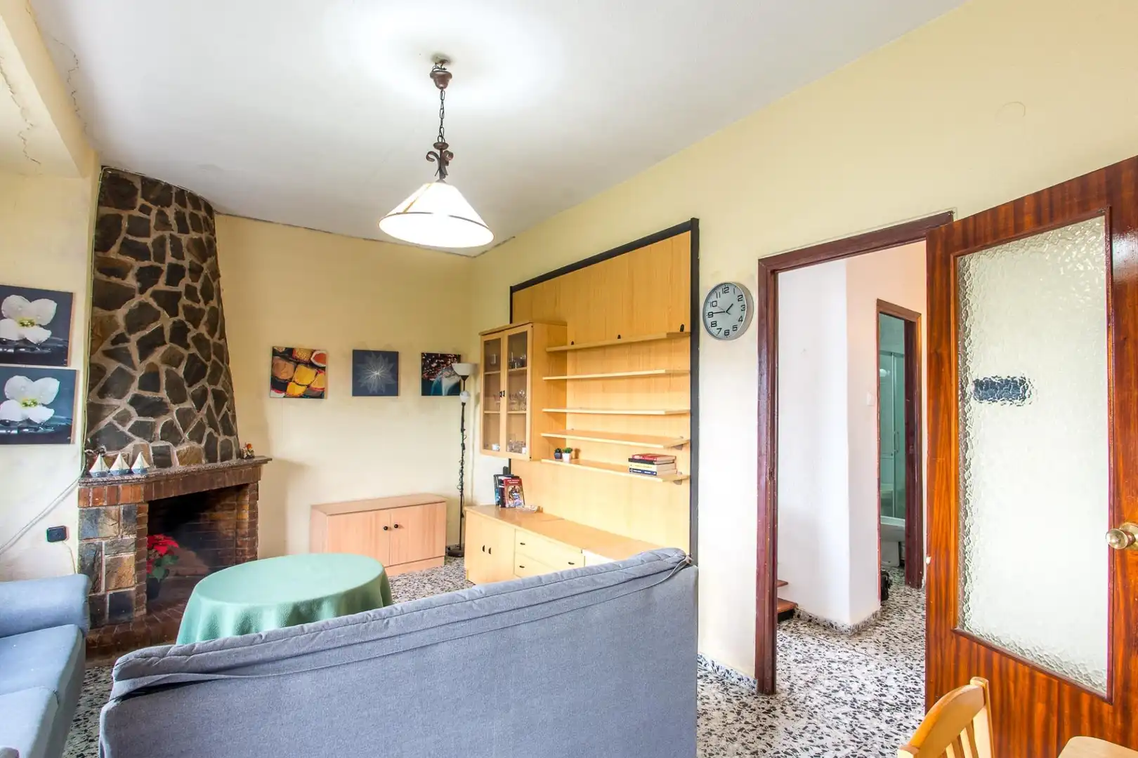 Sala de estar de Casa o chalet en venta en Murcia con Aire acondicionado, Terraza y Trastero