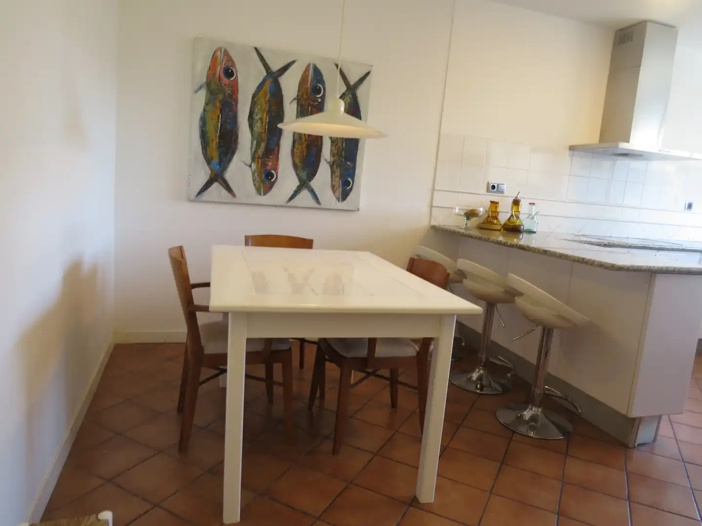 Esszimmer von Country house zur Miete in Sant Andreu de Llavaneres mit Heizung, Parkett und Terrasse