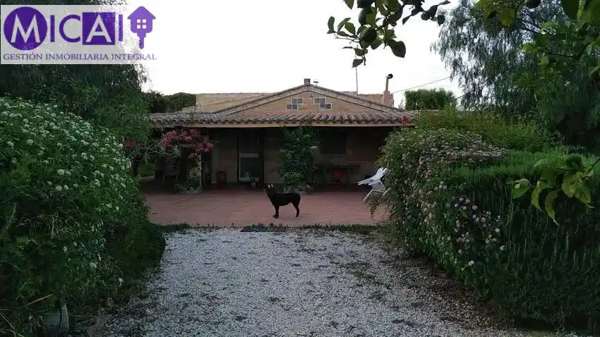 Vista exterior de Casa o xalet en venda en Puerto Real amb Aire condicionat, Jardí privat i Terrassa