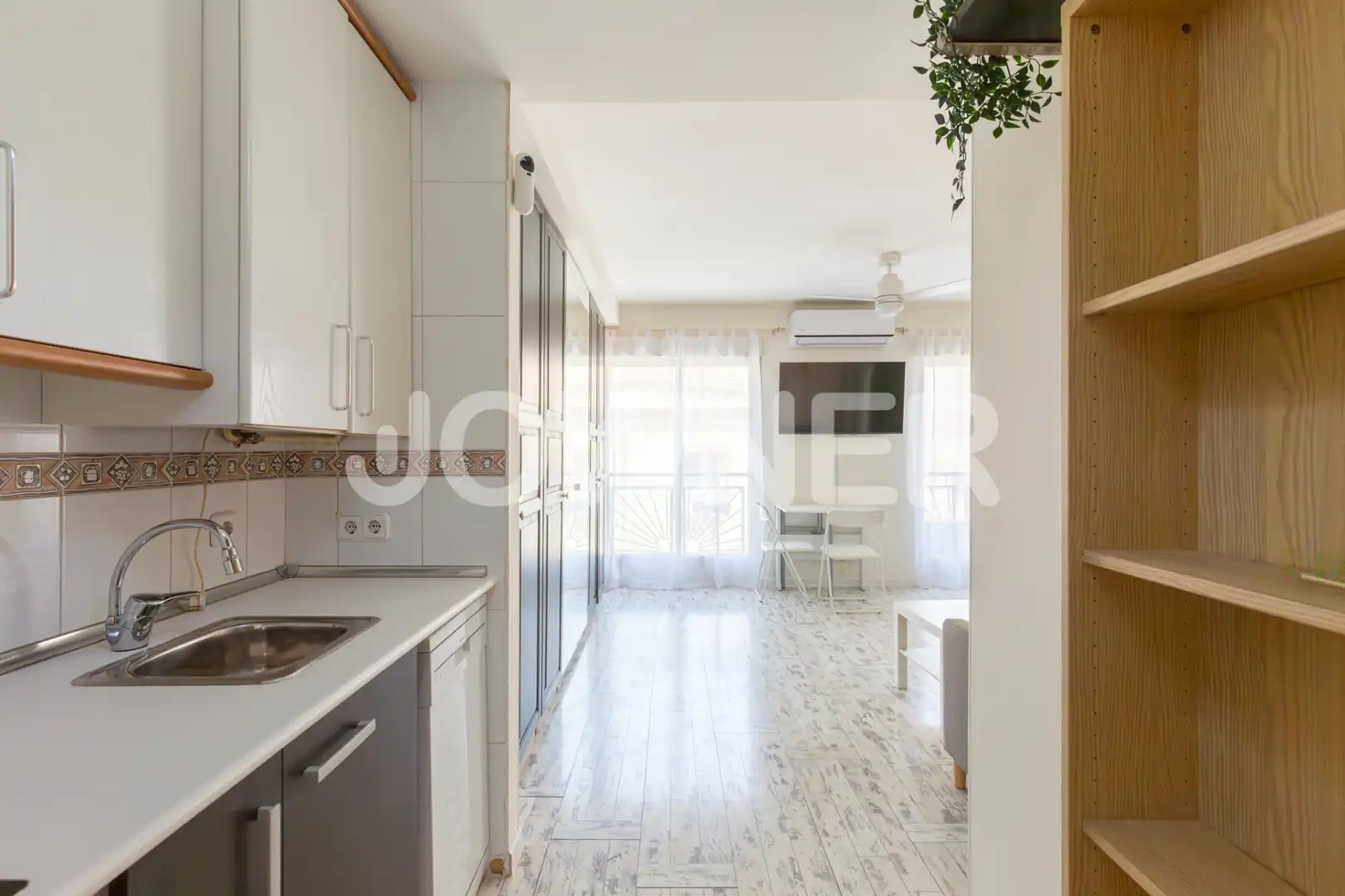 Küche von Wohnung zur Miete in Madrid mit Klimaanlage, Heizung und Möbliert