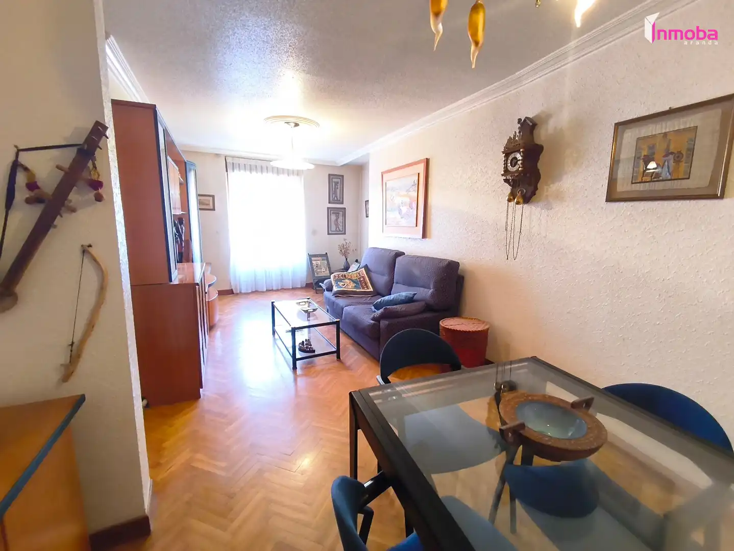 Wohnzimmer von Wohnung zum Verkauf in Aranda de Duero mit Heizung, Parkett und Balkon