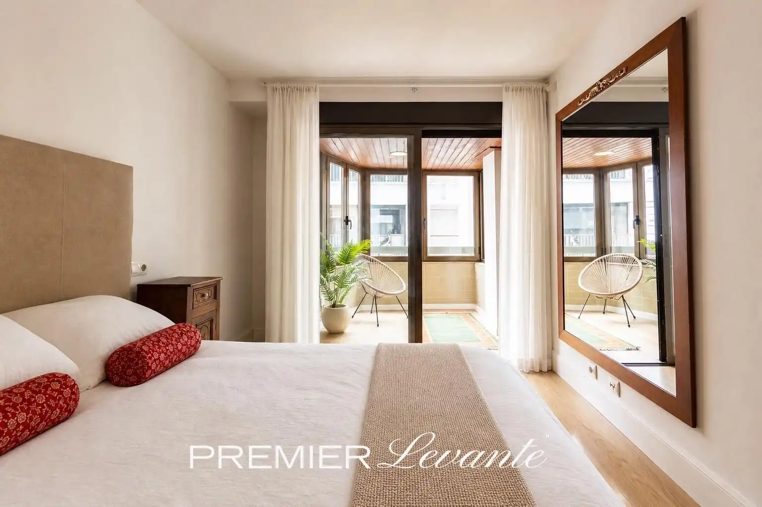 Schlafzimmer von Wohnung zum Verkauf in Alicante / Alacant mit Klimaanlage und Balkon