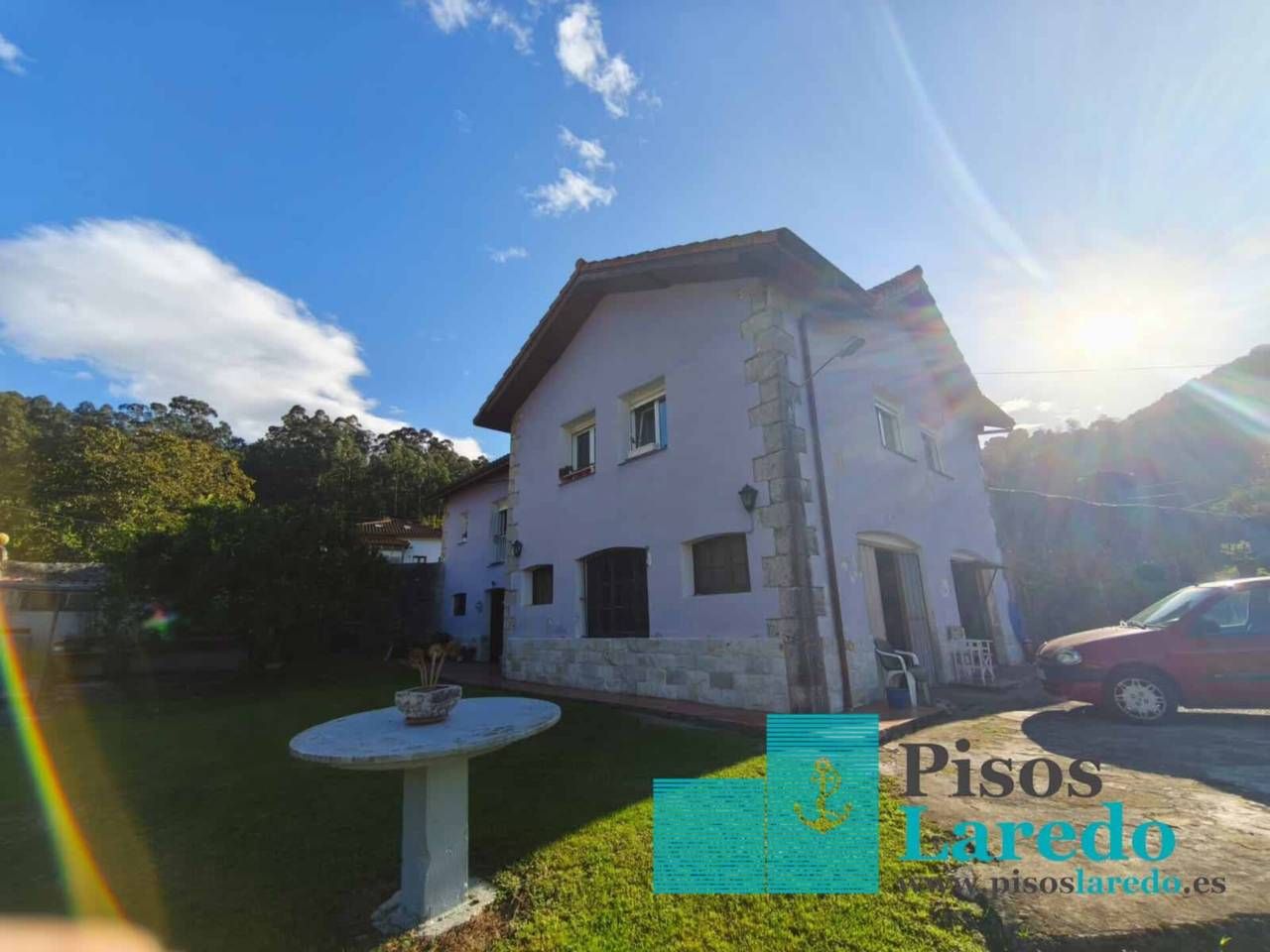 Vista exterior de Casa o chalet en venta en Ramales de la Victoria con Calefacción, Jardín privado y Parquet