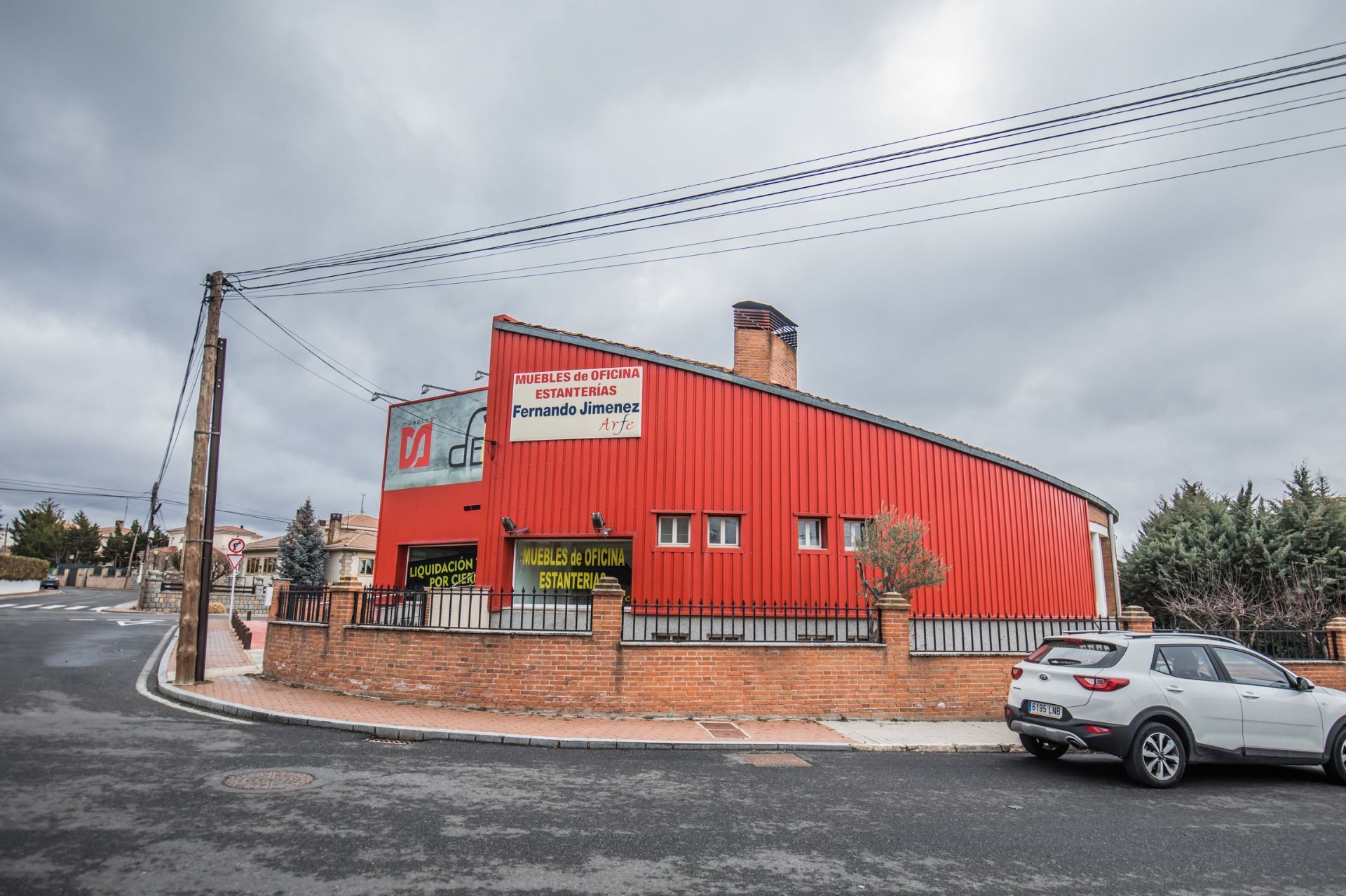 Vista exterior de Local de lloguer en Ávila Capital amb Aire condicionat i Terrassa