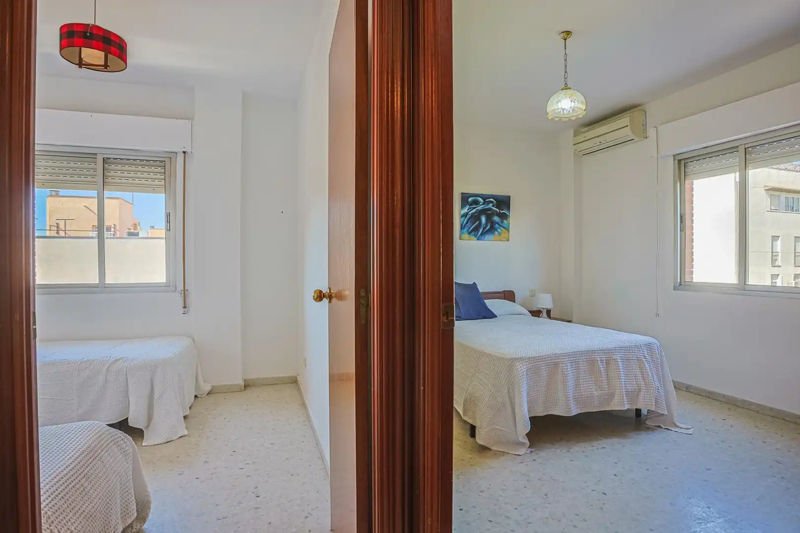 Bedroom of Flat for sale in Sevilla  with Air Conditioner and Furnished