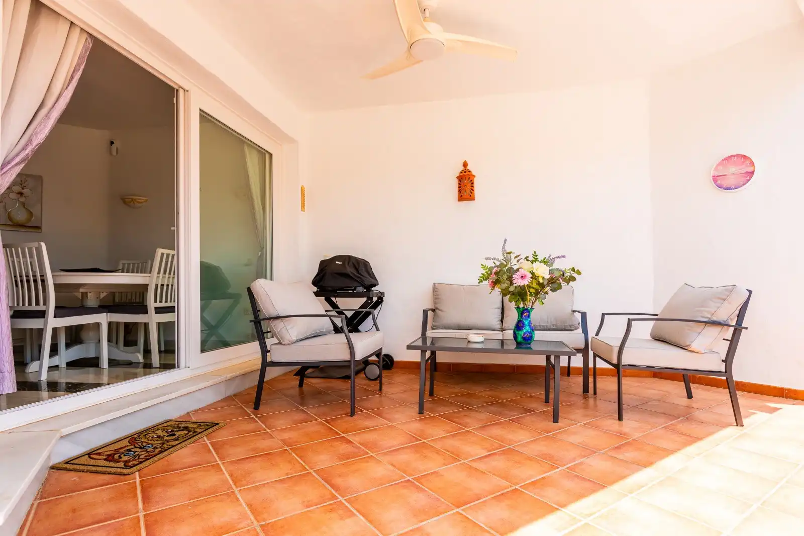 Terraza de Ático de alquiler en Mijas con Aire acondicionado, Terraza y Piscina