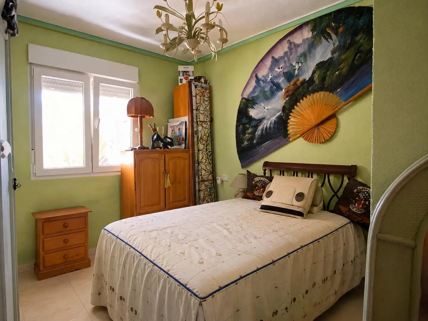 Schlafzimmer von Haus oder Chalet zum Verkauf in Rojales mit Klimaanlage, Heizung und Privatgarten