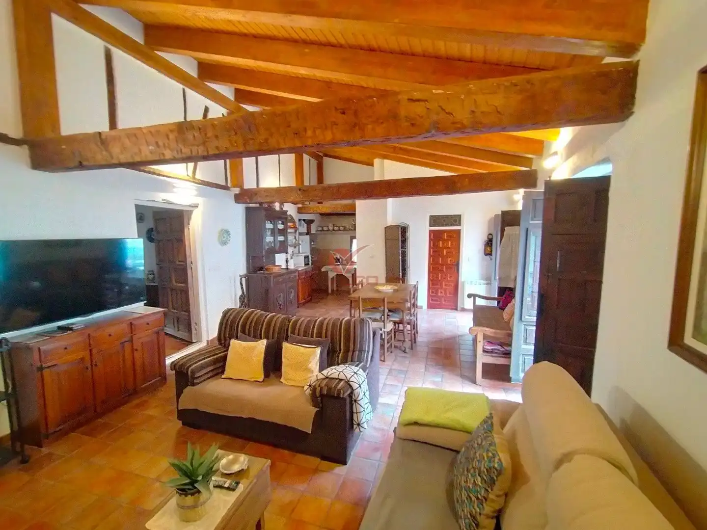 Living room of Duplexes for rent in Cuenca  with Heating and Furnished