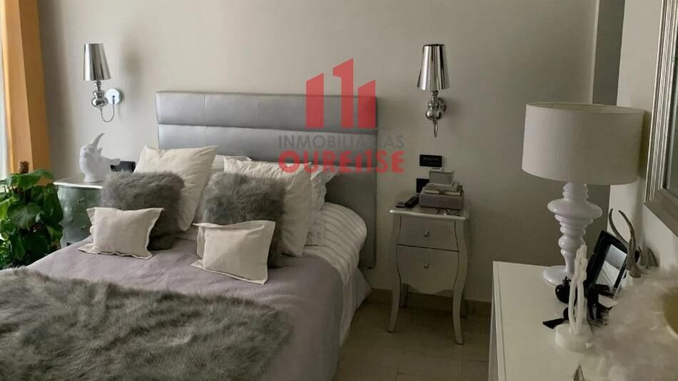 Bedroom of Flat to rent in Ourense Capital   with Terrace, Furnished and Alarm