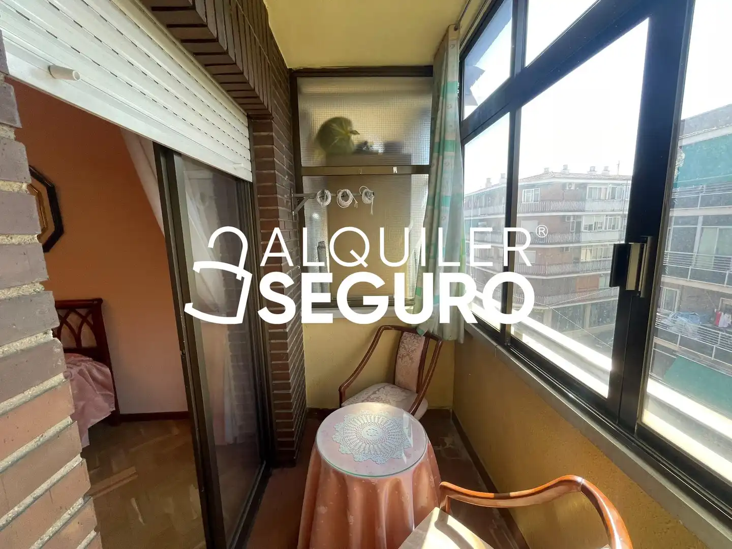 Balcony of Flat for rent in Madrid  with Heating and Terrace