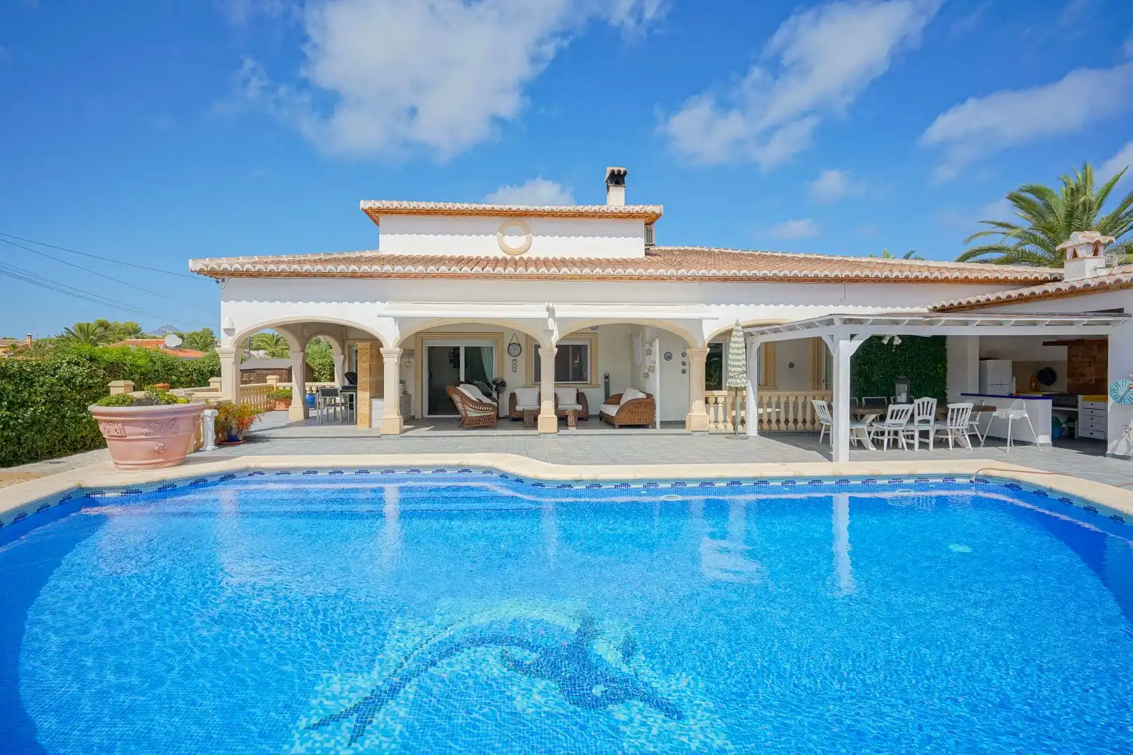 Piscina de Casa o xalet en venda en Jávea / Xàbia amb Aire condicionat, Calefacció i Jardí privat
