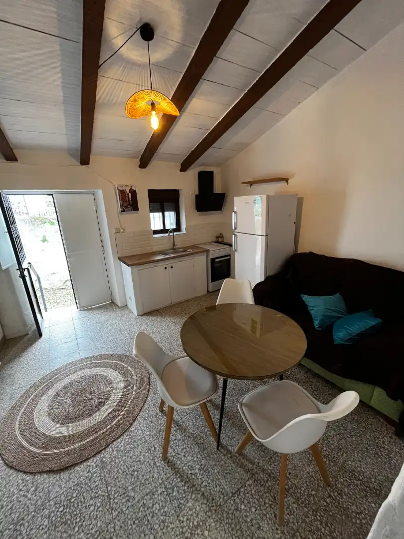 Cuina de Casa o xalet en venda en Sanlúcar de Guadiana amb Aire condicionat, Moblat i Forn