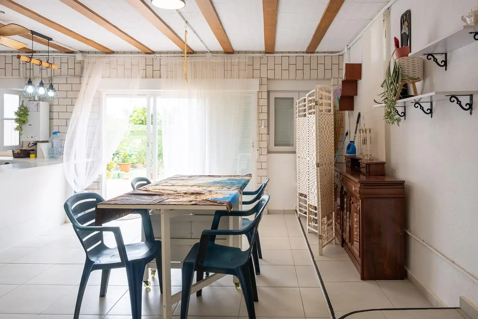 Menjador de Casa o xalet en venda en Torreblanca amb Aire condicionat, Jardí privat i Terrassa