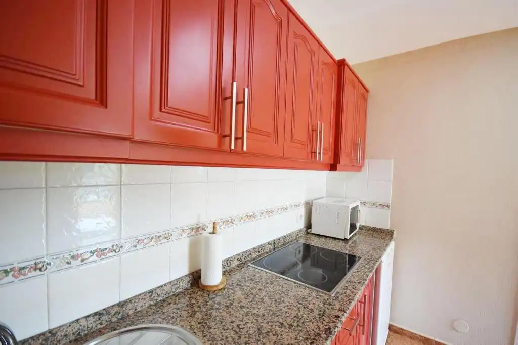 Cocina de Apartamento de alquiler en Mogán con Amueblado, Balcón y Piscina comunitaria