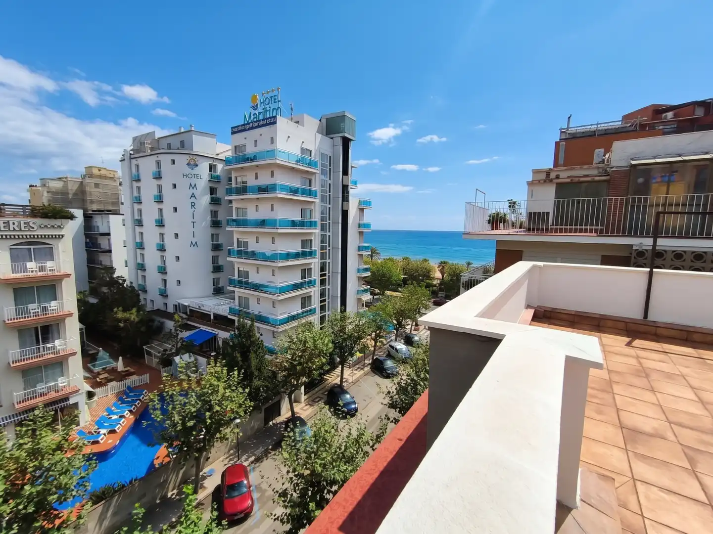 Vista exterior de Piso en venta en Calella con Aire acondicionado, Calefacción y Terraza