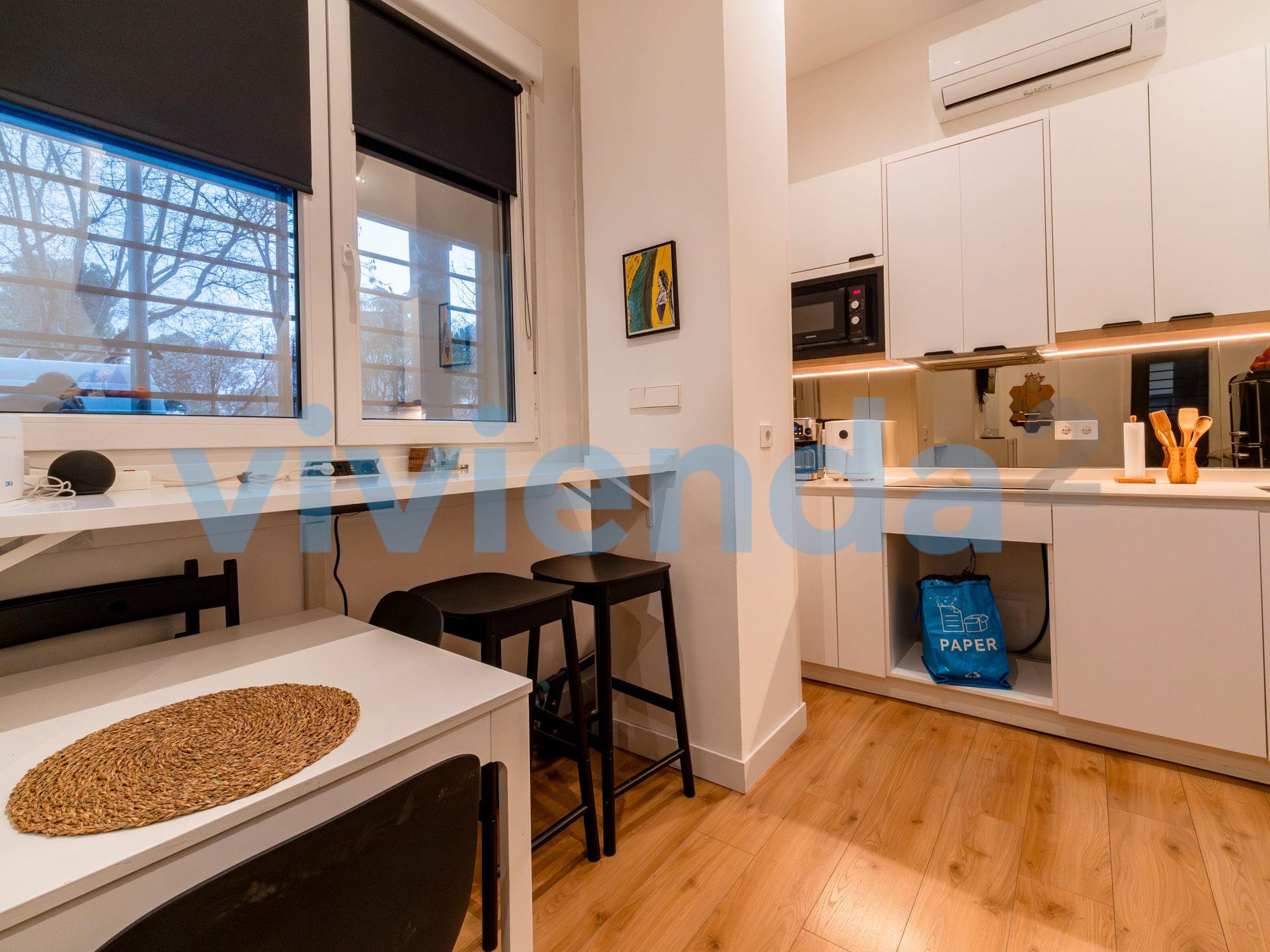 Cocina de Piso en venta en  Madrid Capital con Aire acondicionado, Calefacción y Amueblado