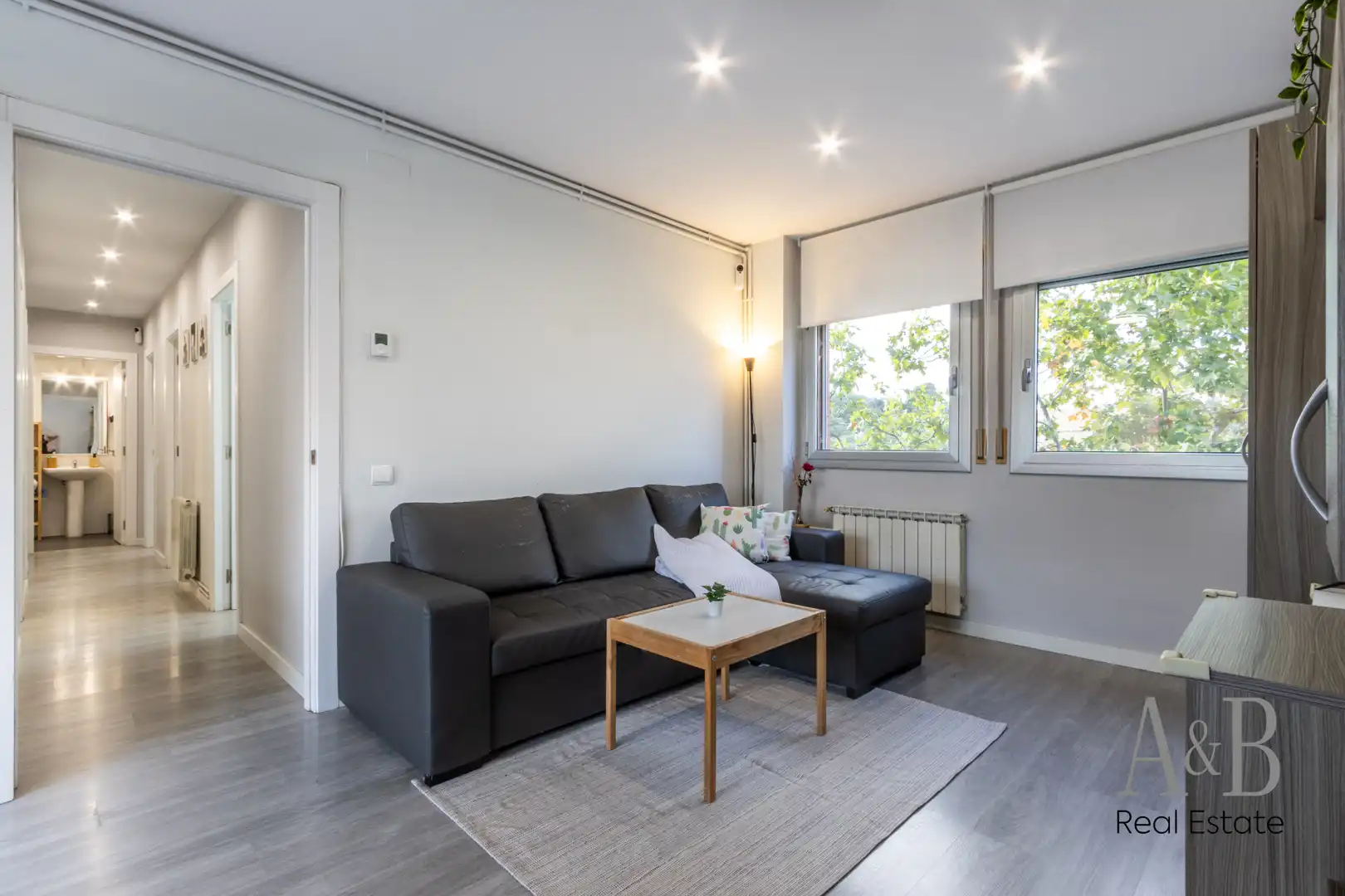 Sala d'estar de Pis en venda en Can Feu - Gràcia