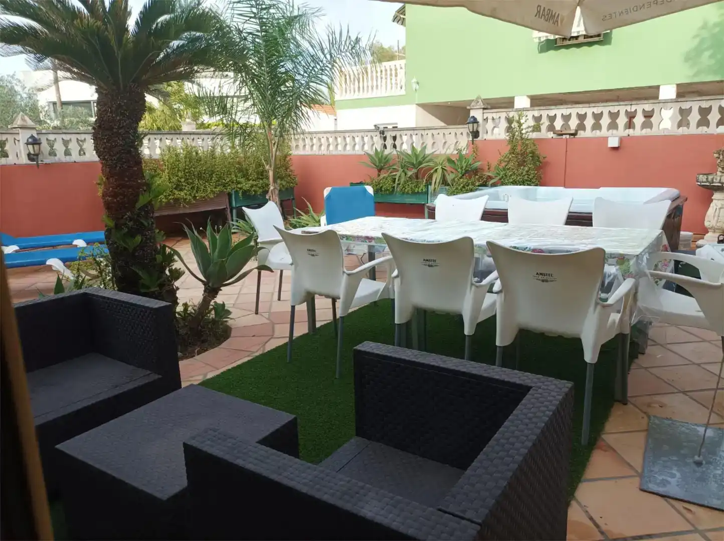 Terrassa de Casa o xalet de lloguer en Dénia amb Aire condicionat, Jardí privat i Parquet