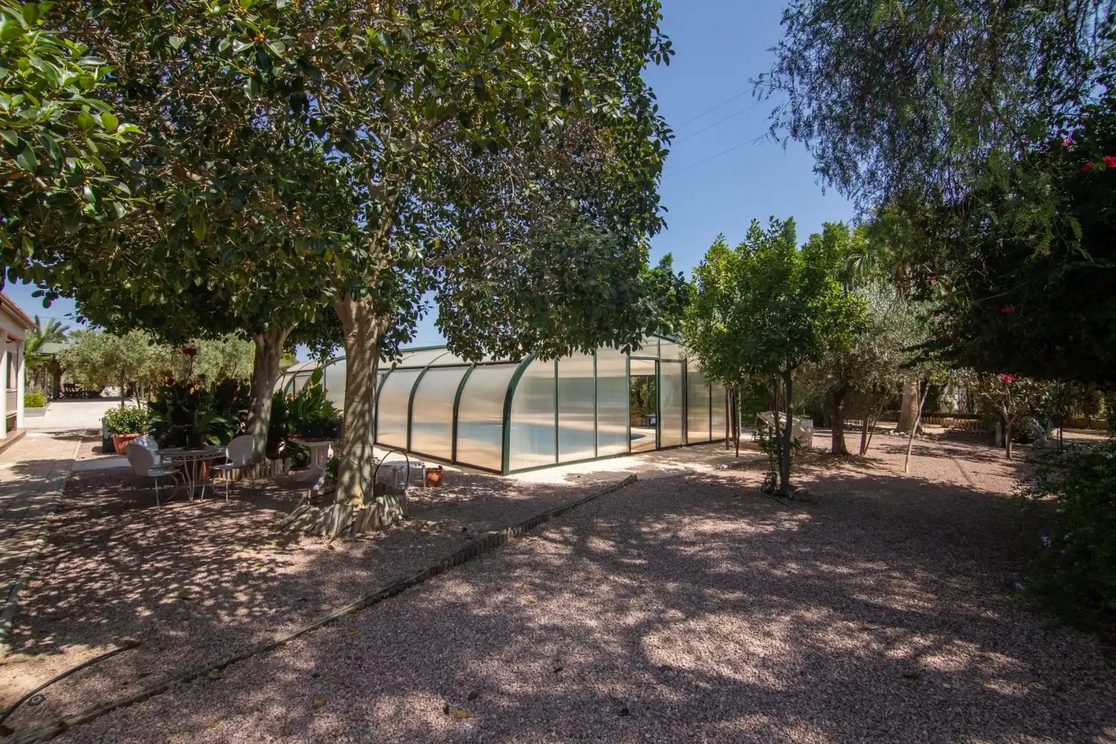 Garden of Houses for sale in Elche / Elx  with Air Conditioner, Heating and Private garden