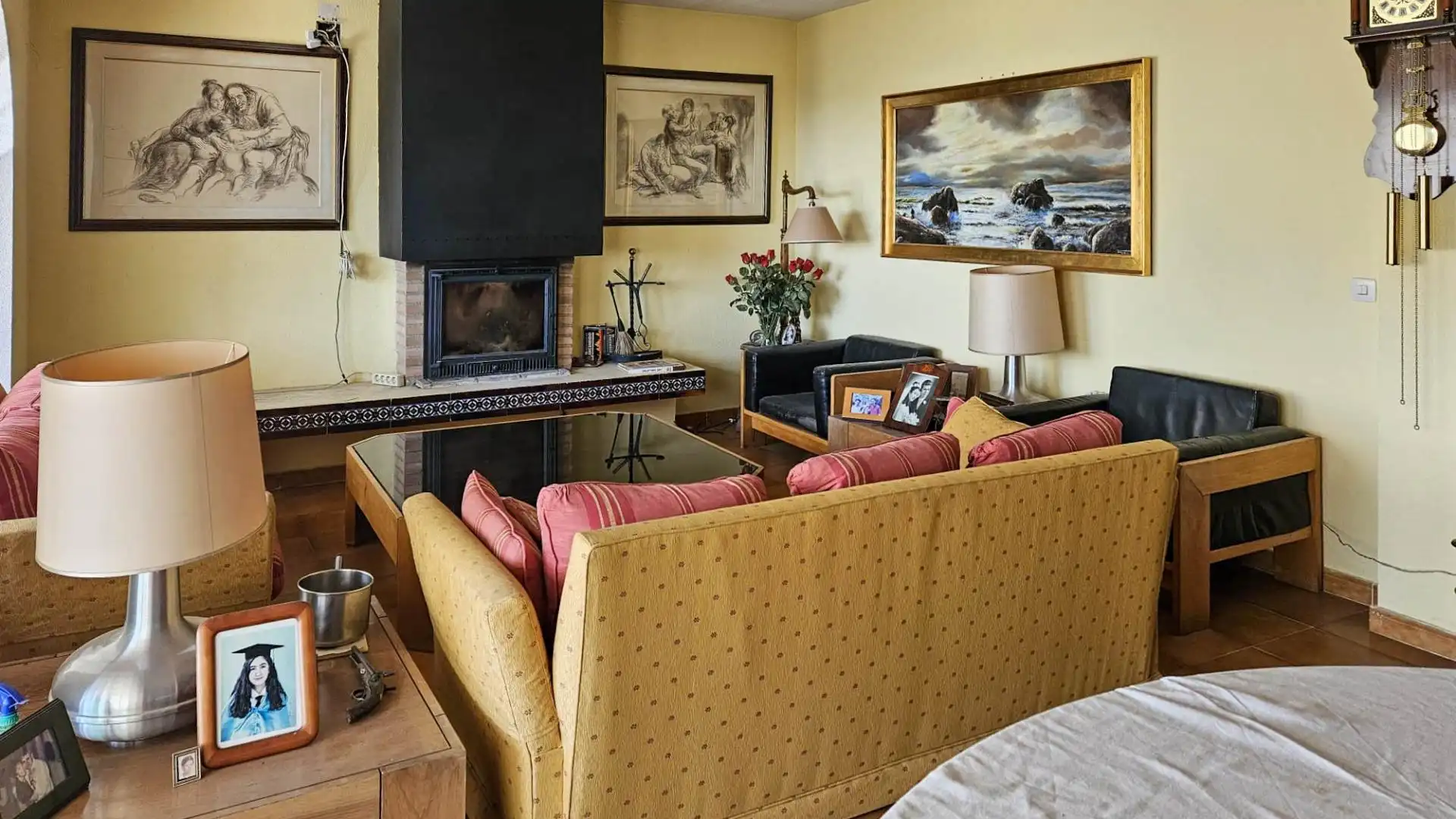 Sala de estar de Casa o chalet en venta en El Boalo - Cerceda – Mataelpino con Calefacción