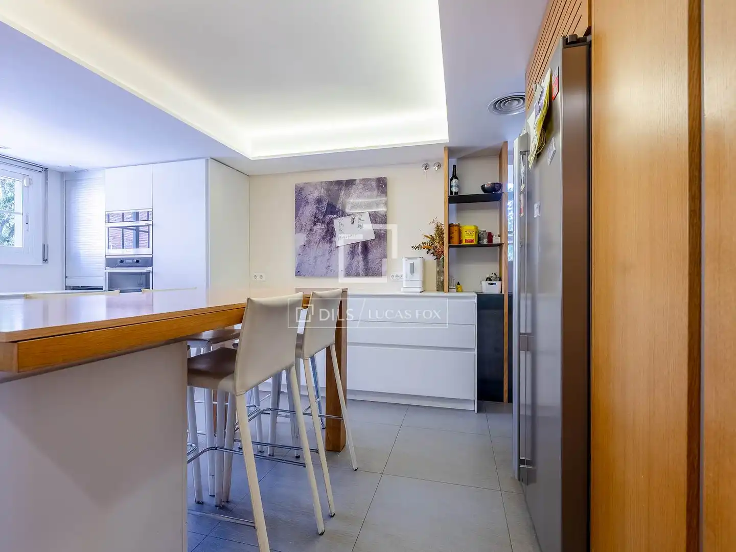 Cuina de Casa o xalet en venda en Esplugues de Llobregat amb Aire condicionat, Calefacció i Terrassa