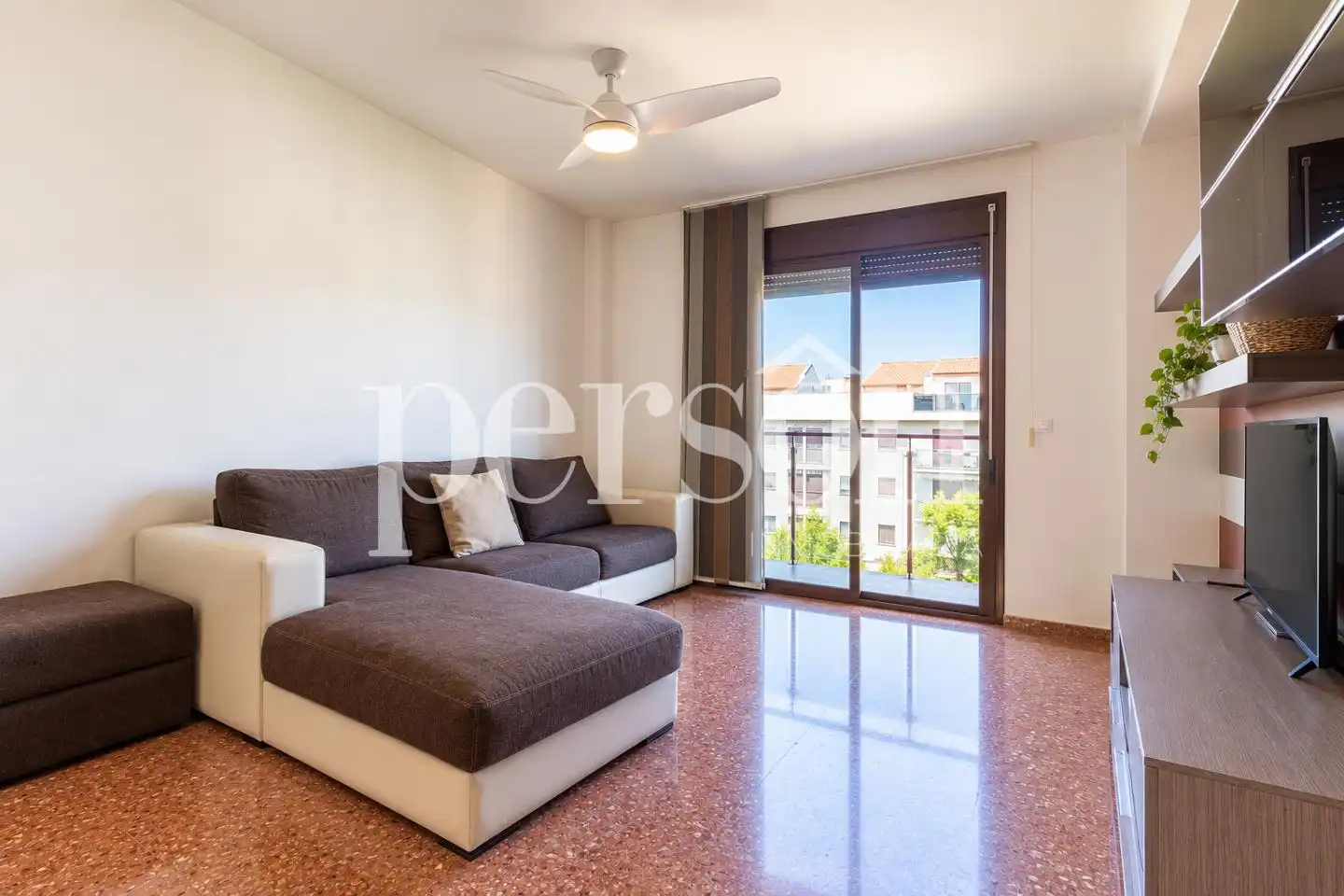 Schlafzimmer von Maisonette zur Miete in Manises mit Klimaanlage, Terrasse und Möbliert
