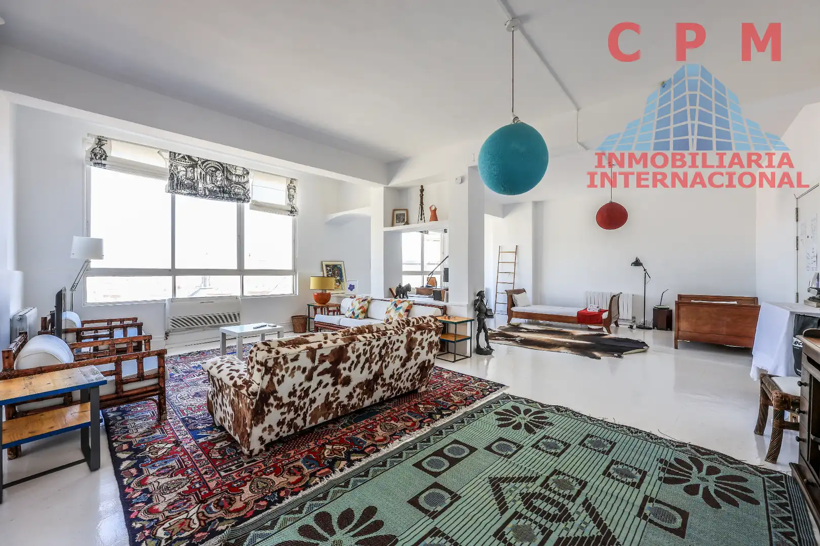 Sala d'estar de Oficina de lloguer en Madrid amb Aire condicionat, Calefacció i Terrassa