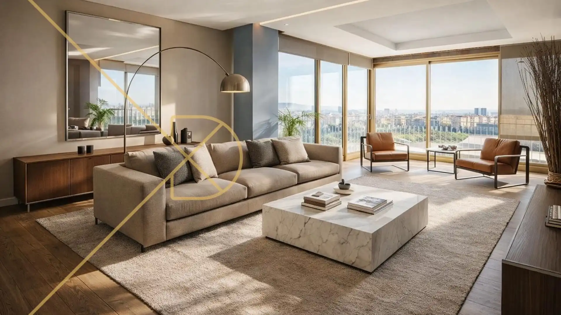 Sala d'estar de Pis en venda en  Barcelona Capital amb Parquet