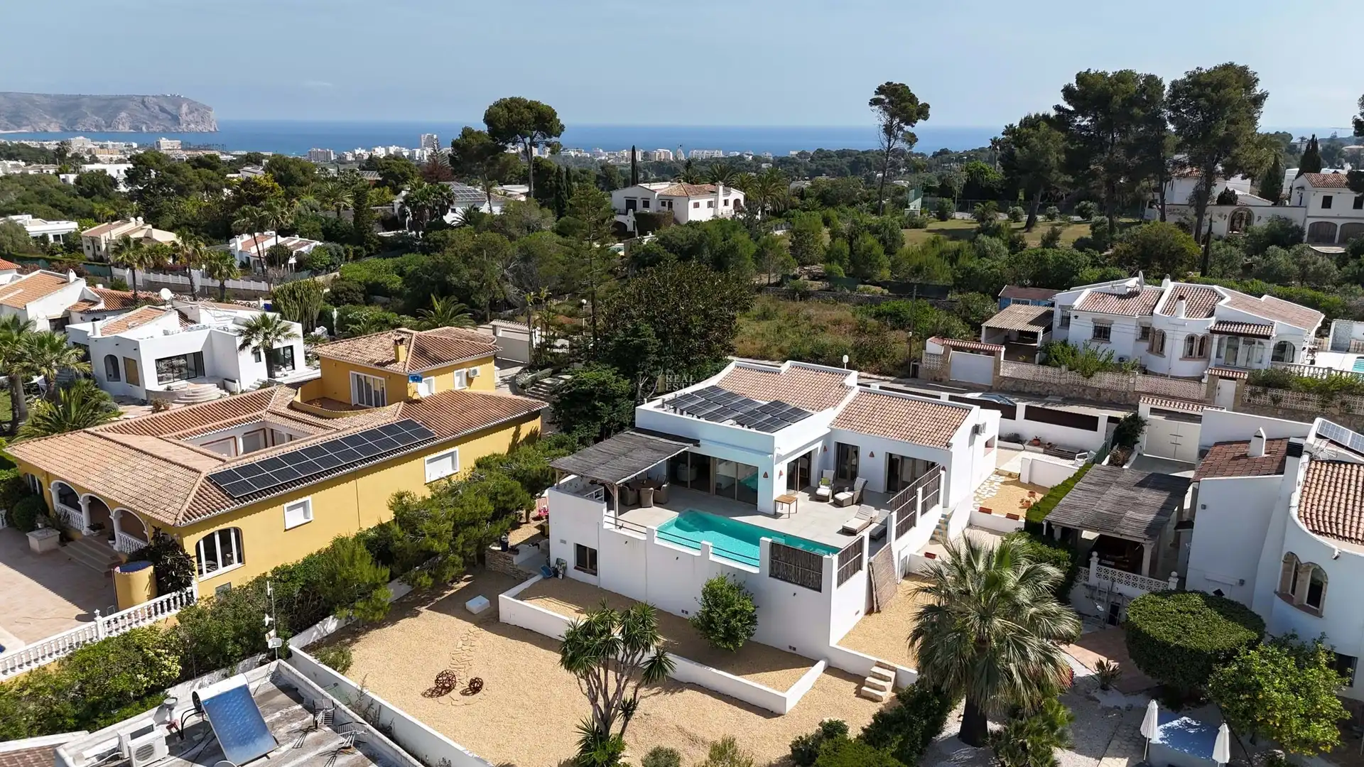 Exterior view of Houses for sale in Jávea / Xàbia  with Air Conditioner, Terrace and Storage room
