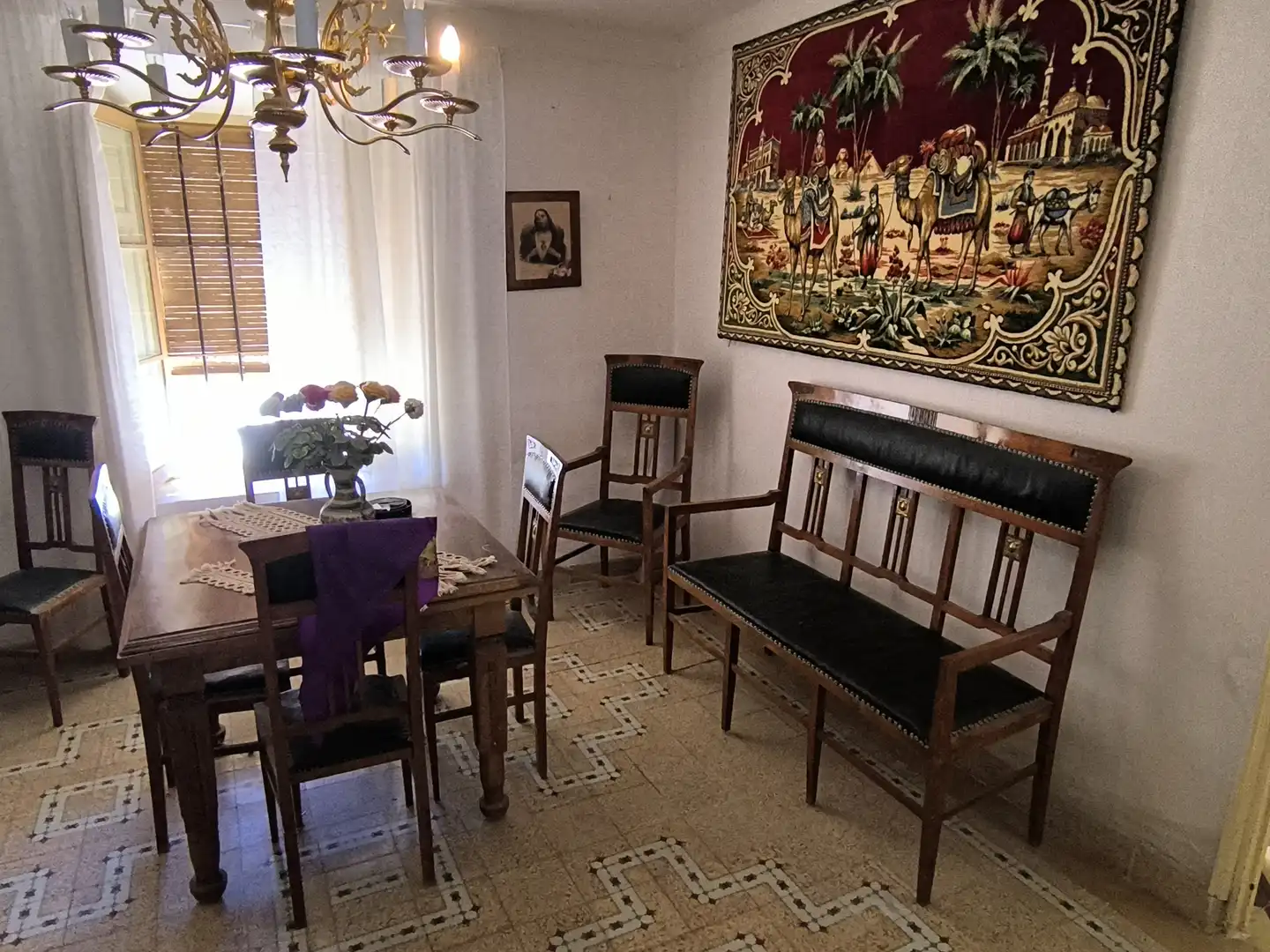 Comedor de Casa o chalet en venta en Mazuecos de Valdeginate con Jardín privado, Trastero y Amueblado