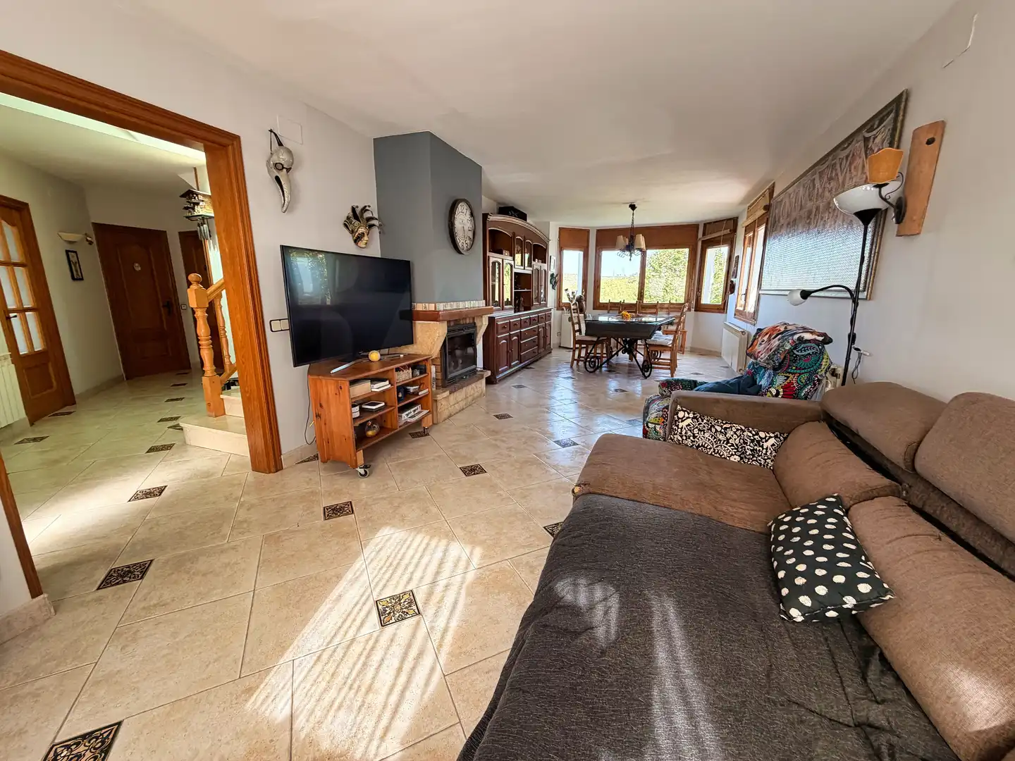 Sala de estar de Casa o chalet en venta en Vallirana con Calefacción y Terraza