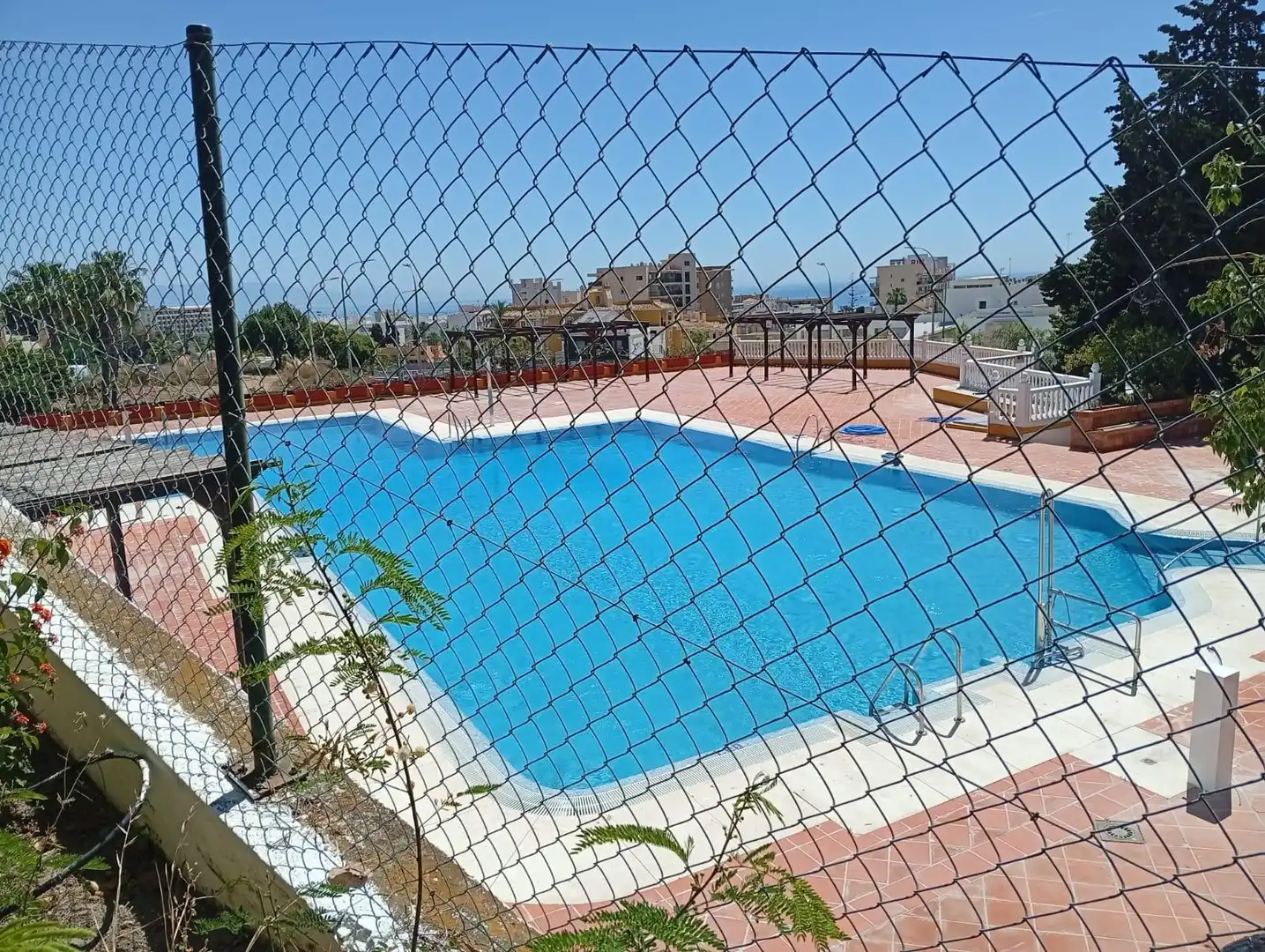 Swimming pool of Flat for sale in Torremolinos  with Air Conditioner, Private garden and Terrace