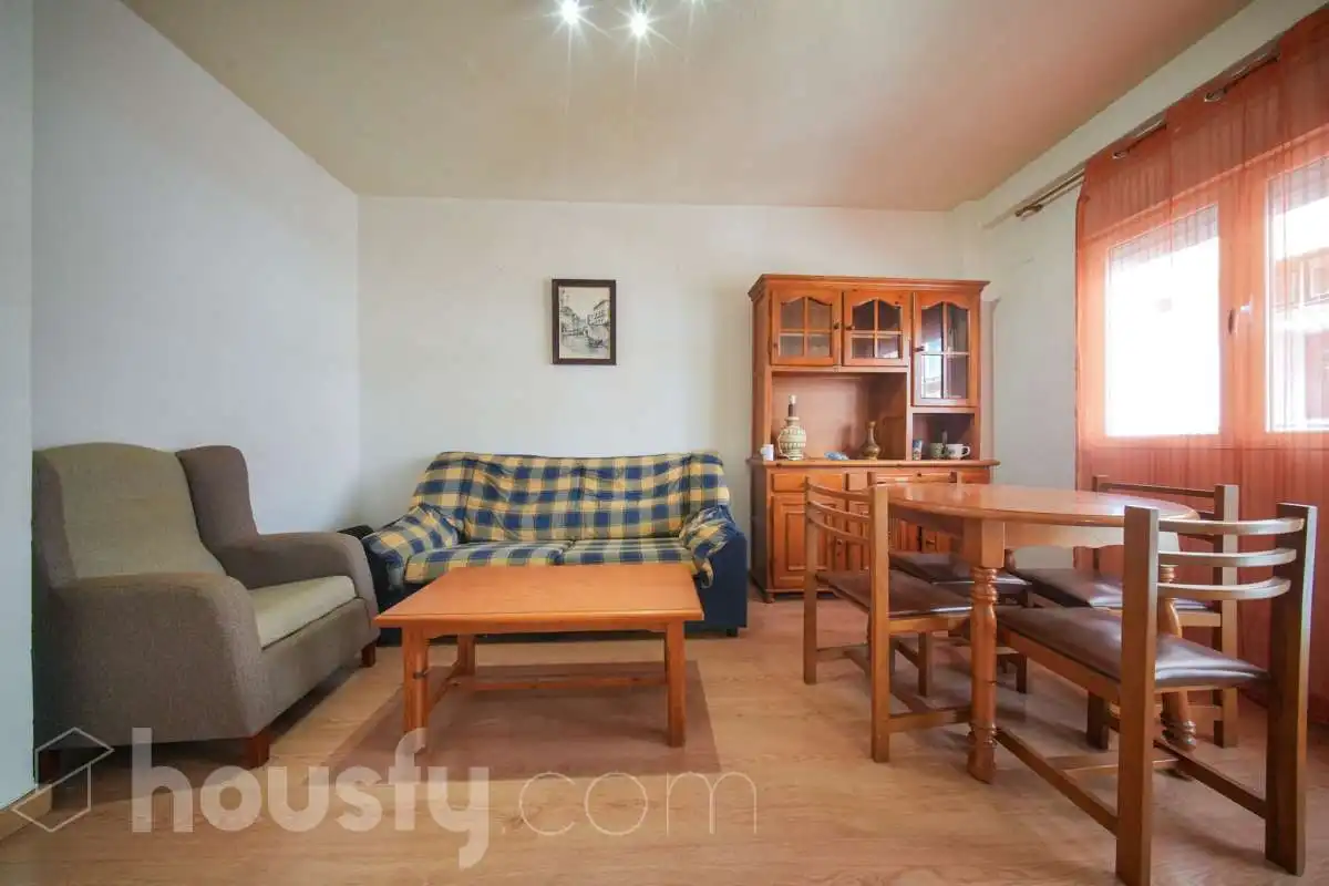 Living room of Flat for sale in Madrid  with Terrace, Furnished and Balcony