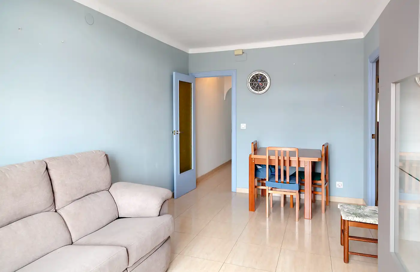 Sala d'estar de Àtic en venda en Santa Coloma de Gramenet amb Aire condicionat, Calefacció i Forn
