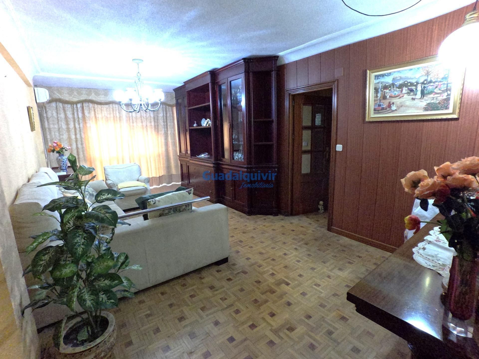 Sala de estar de Piso en venta en  Sevilla Capital con Aire acondicionado y Parquet