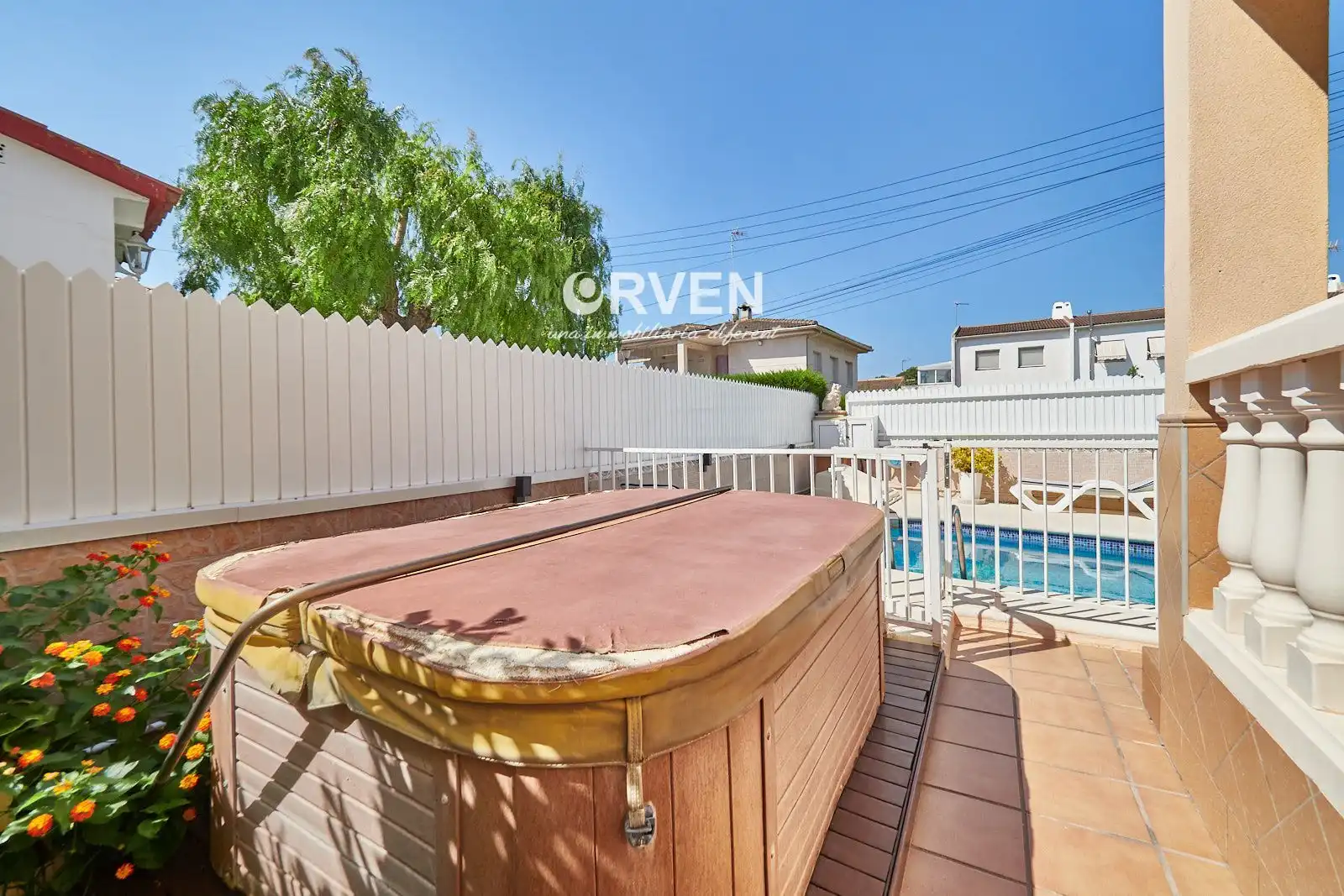Piscina de Casa o xalet en venda en Creixell amb Aire condicionat, Calefacció i Terrassa