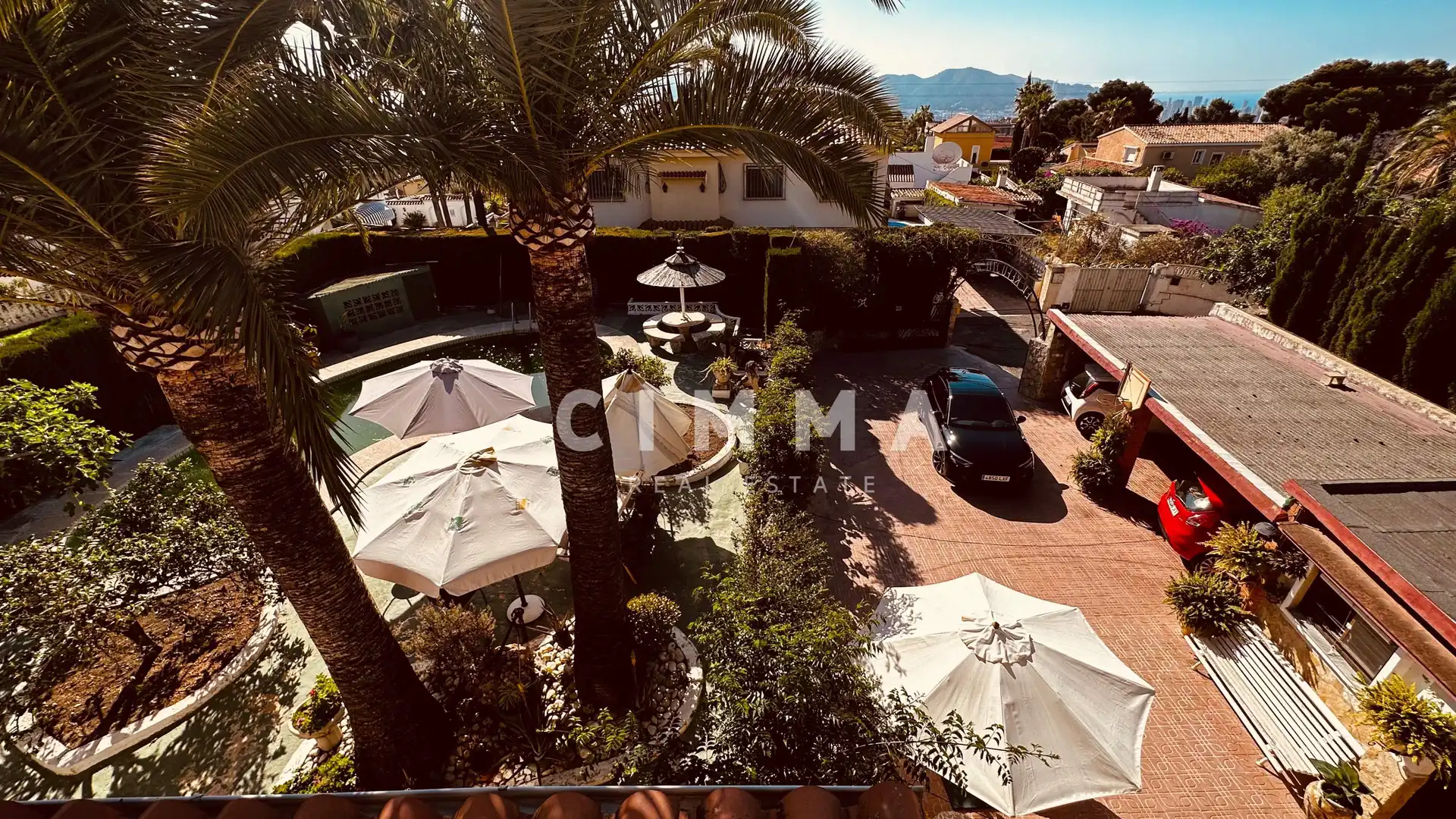 Vista exterior de Casa o chalet en venta en La Nucia con Aire acondicionado, Calefacción y Jardín privado