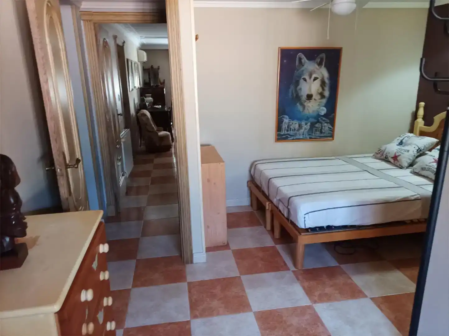 Dormitori de Casa o xalet de lloguer en Dénia amb Aire condicionat, Jardí privat i Parquet