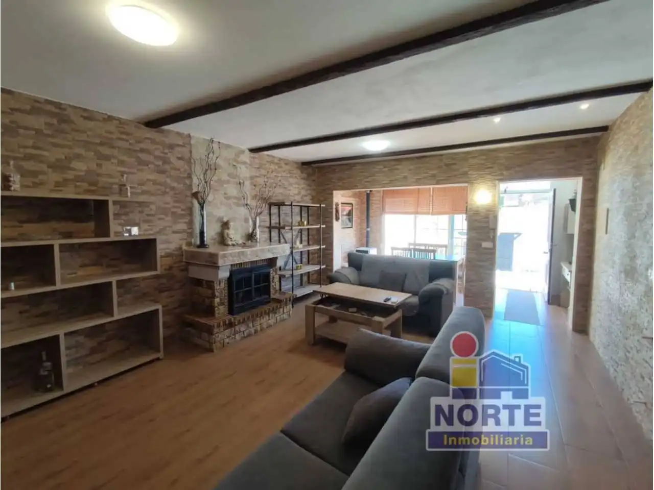 Sala de estar de Casa adosada en venta en Cocentaina con Aire acondicionado, Terraza y Piscina