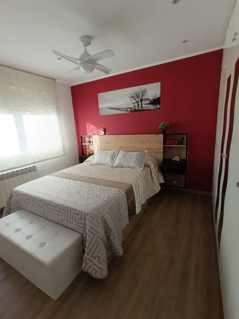 Schlafzimmer von Wohnung zur Miete in Parets del Vallès mit Heizung, Parkett und Terrasse