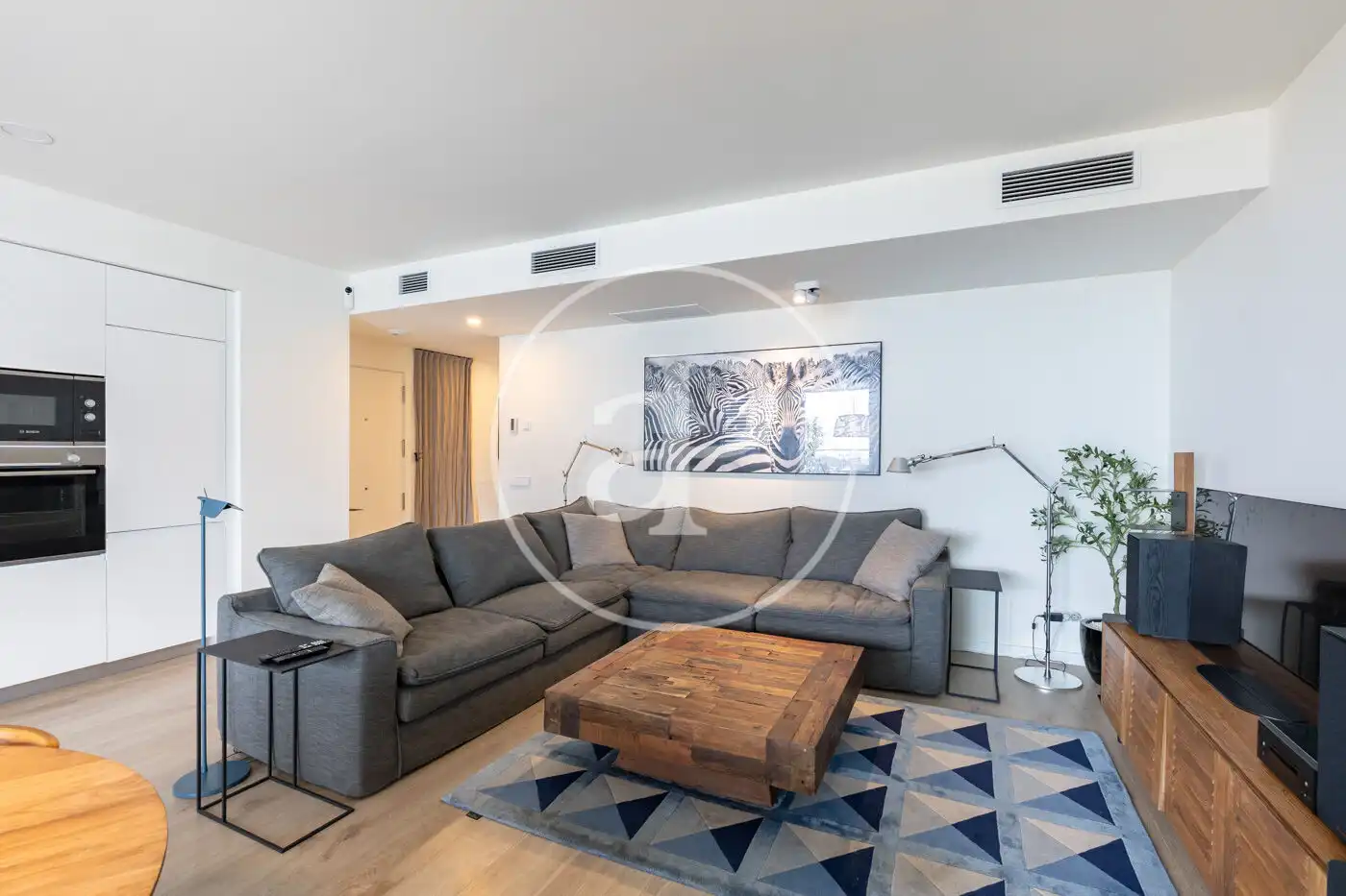 Living room of Attic for rent in Badalona  with Air Conditioner, Heating and Terrace